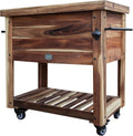 Backyard Discovery 100 Qt. Patio Cooler - Acacia - Durable Outdoor