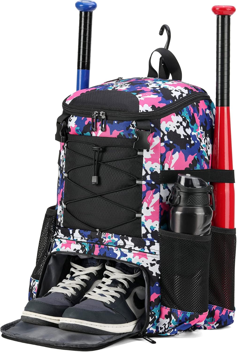 Softball Bag for Youth Girls and Adults with Shoe Compartment