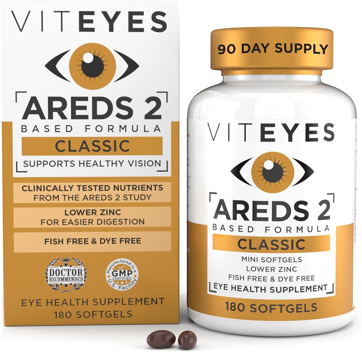 Viteyes AREDS 2 Classic Macular Health Formula Softgels Review