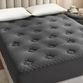 California King Mattress Topper Viscose from Bamboo Pillow Top - Back