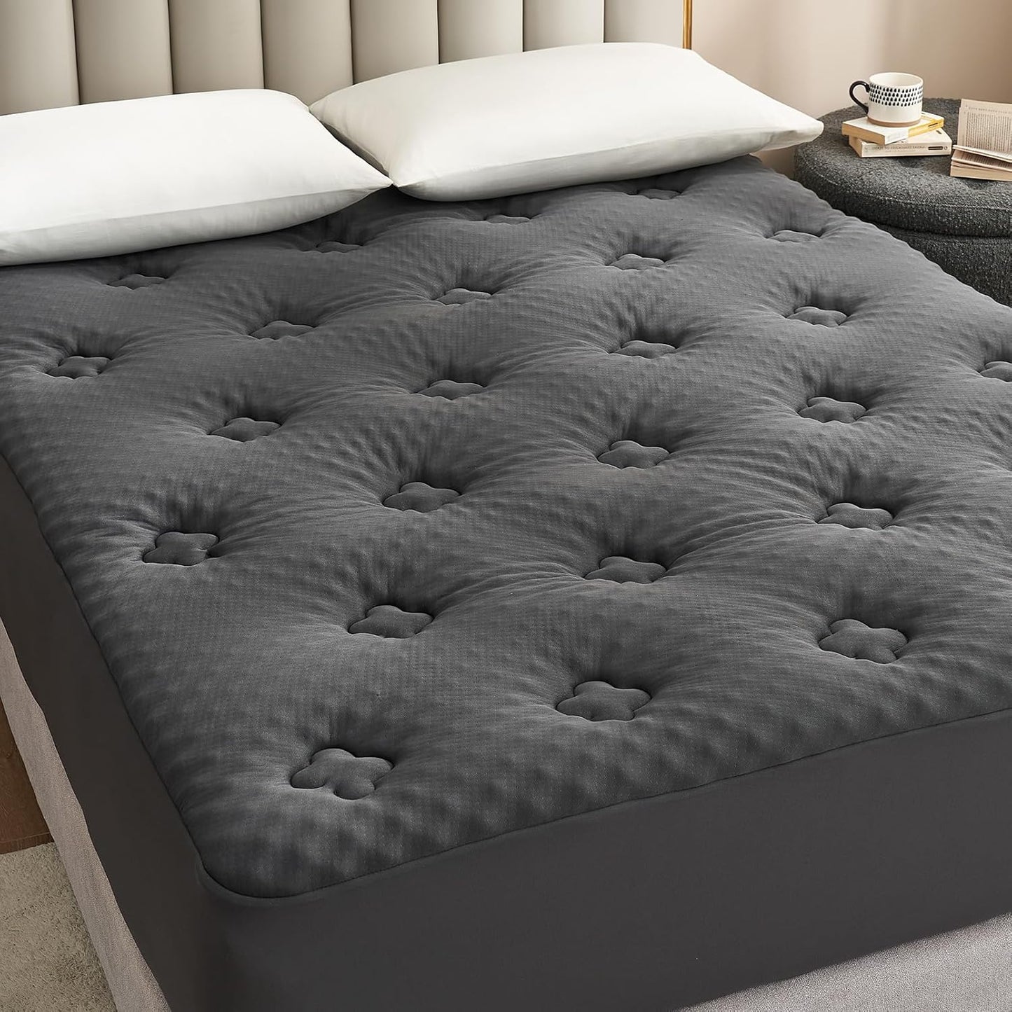 Hansleep California King Mattress Topper for Ultimate Comfort
