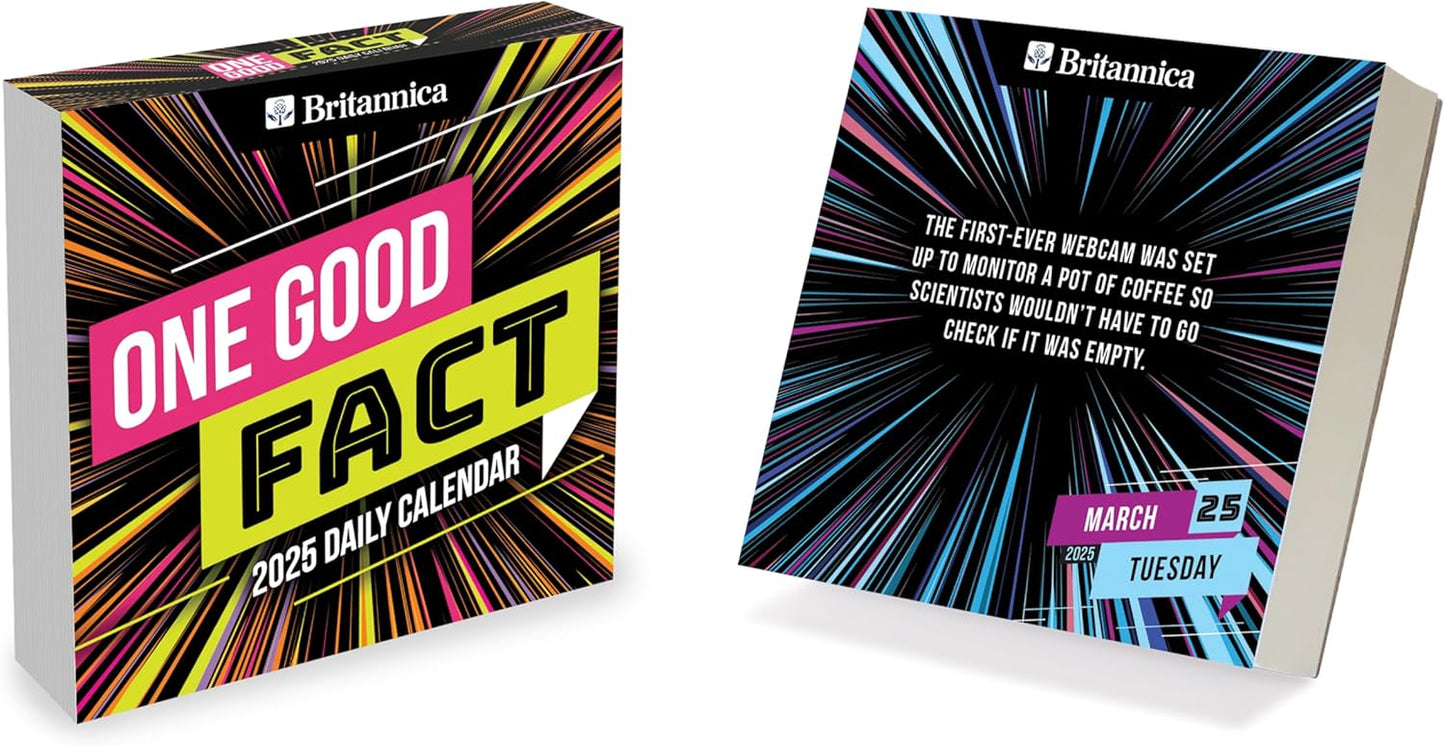 TF Publishing One Good Fact Daily Desk Calendar - Boost Productivity