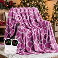 Heated Blanket Electric Queen Size - Cozy 10-Level Throw