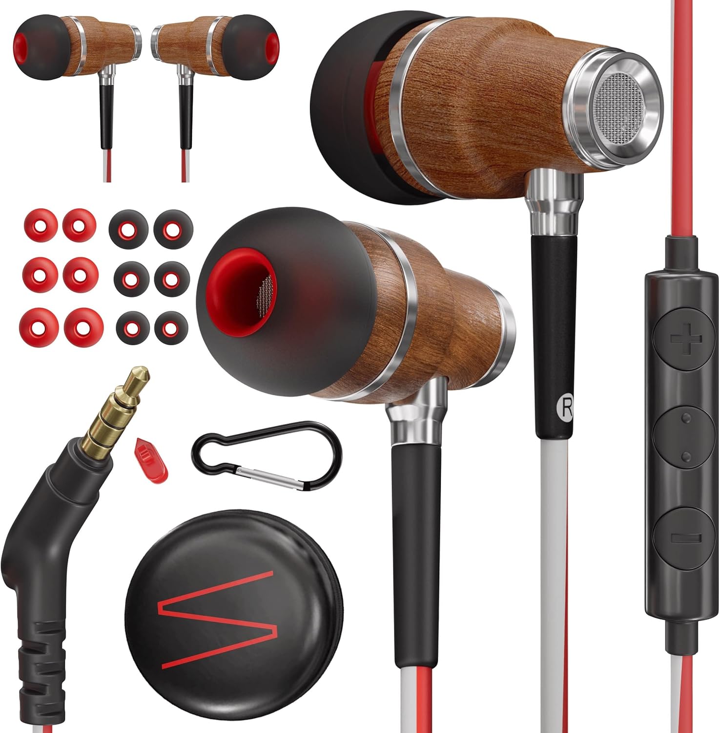 Symphonized Wired Earbuds: 90% Noise Cancelling Mic