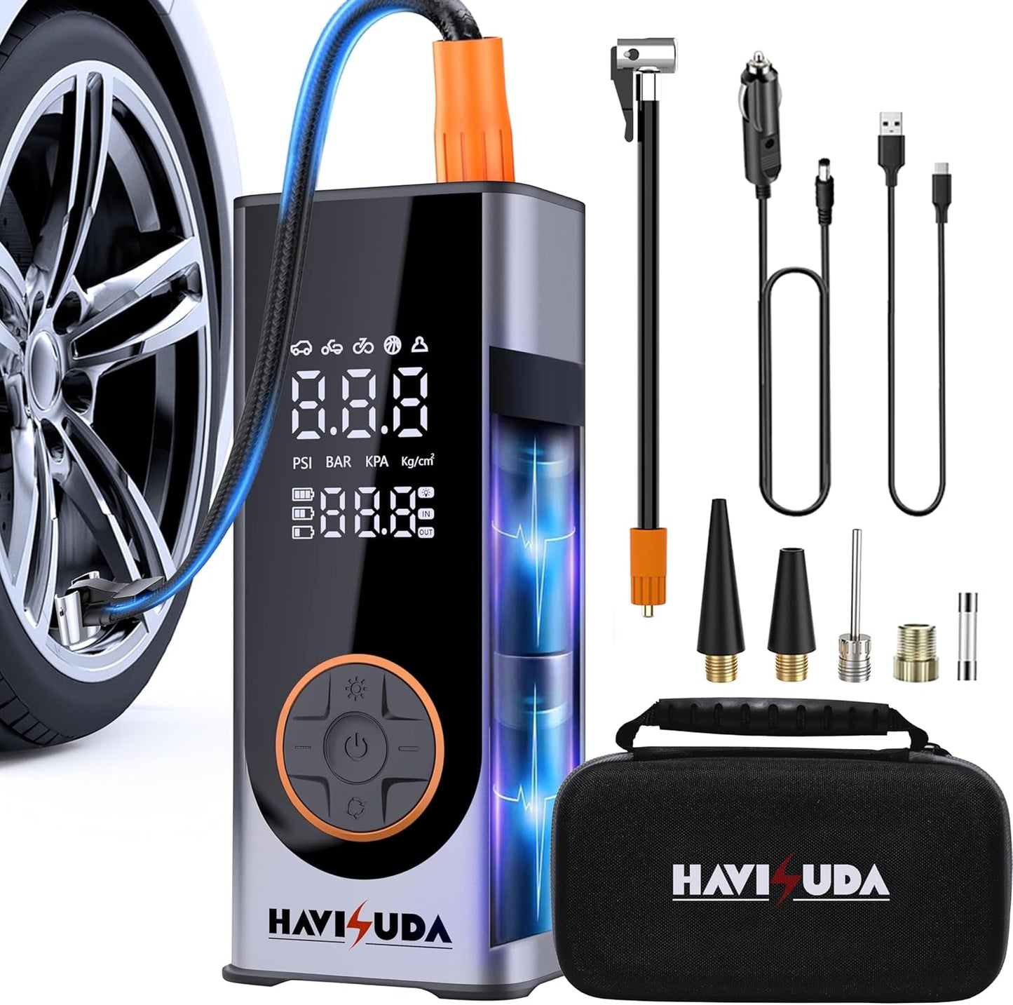 Fast Inflate: HAVISUDA Tire Inflator