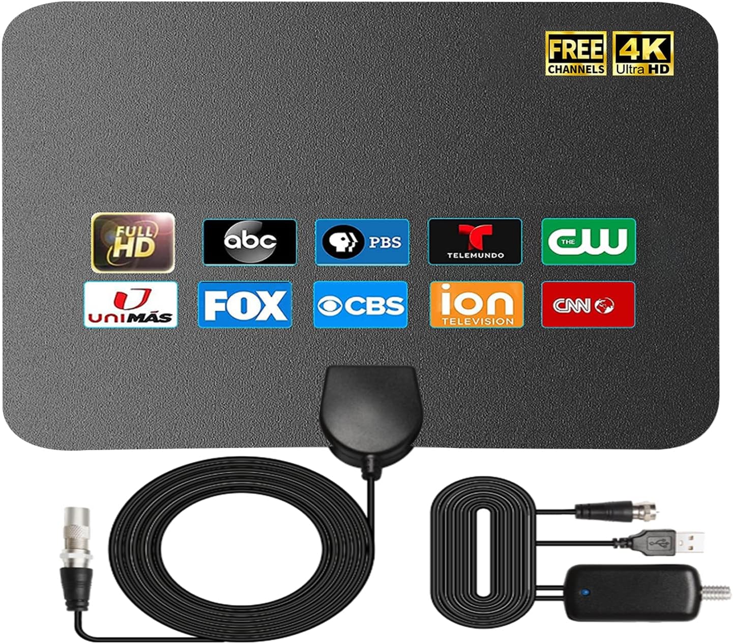 RUPA 4K Indoor Antenna: Amplified Signal Booster