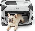Lesure Collapsible Dog Crate - Portable Travel Kennel for Small Dog