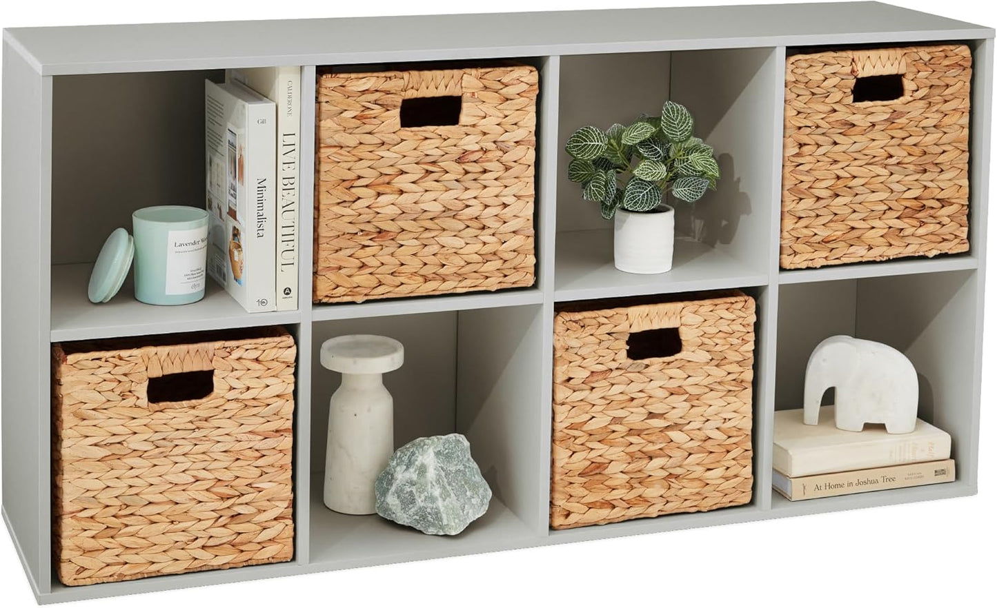 Kids Bookcase 8-Cube Storage Organizer for Toys and Books