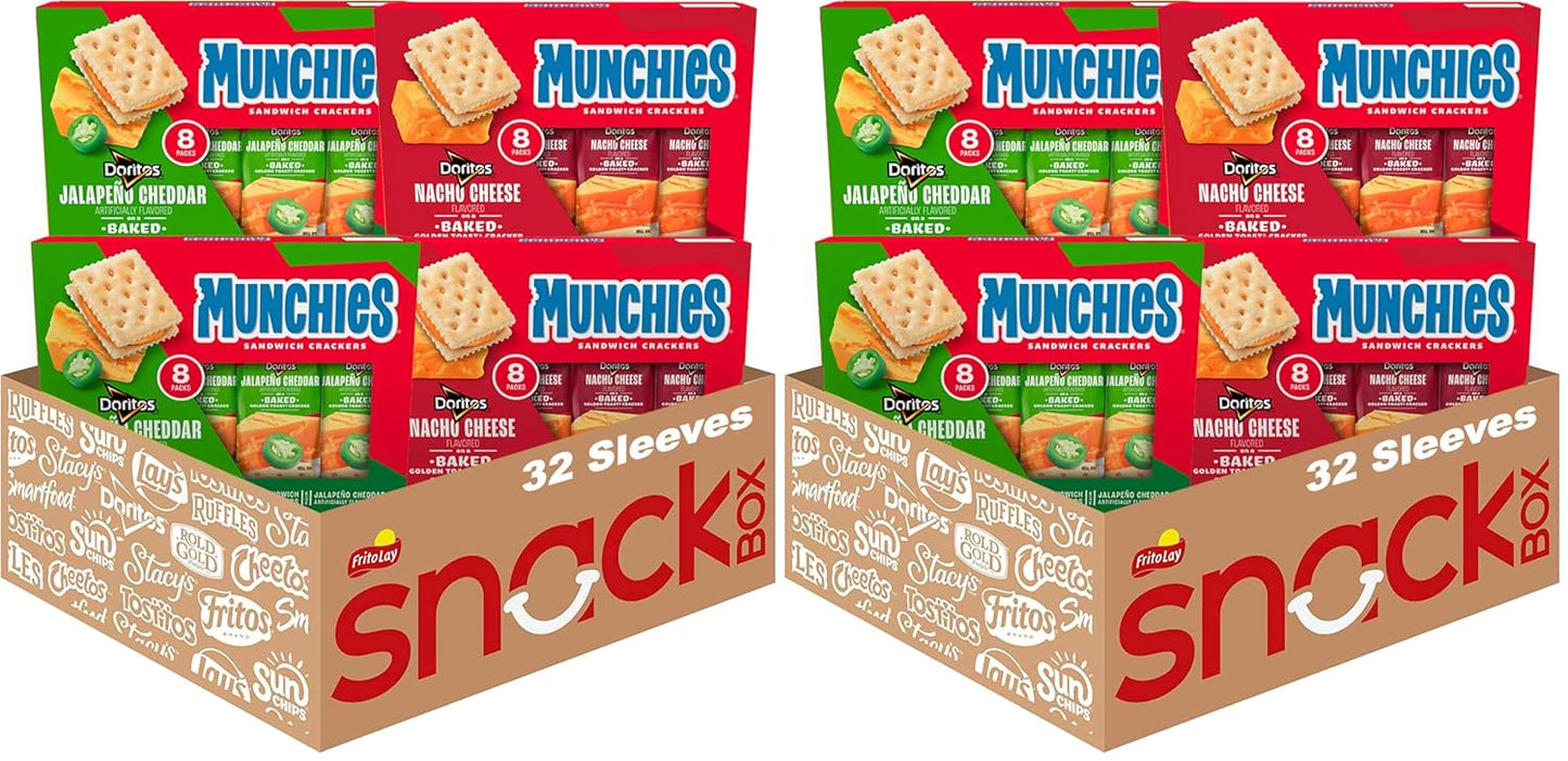 Munchies Baked Sandwich Crackers Variety Pack for Snack Lovers