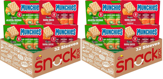 Munchies Baked Sandwich Crackers Variety Pack for Snack Lovers