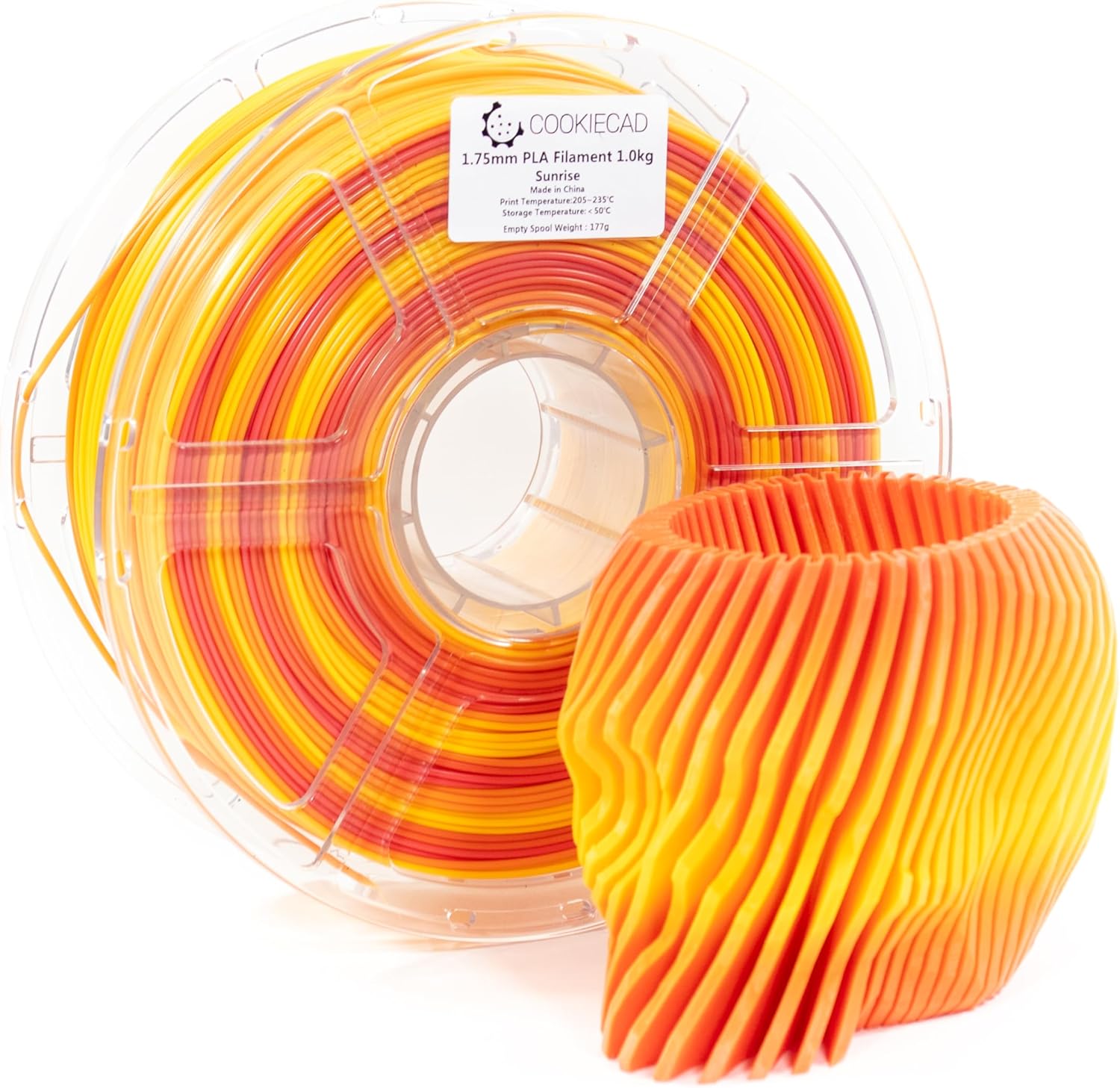 Rainbow Multicolor 3D Printer Filament for Stunning Prints