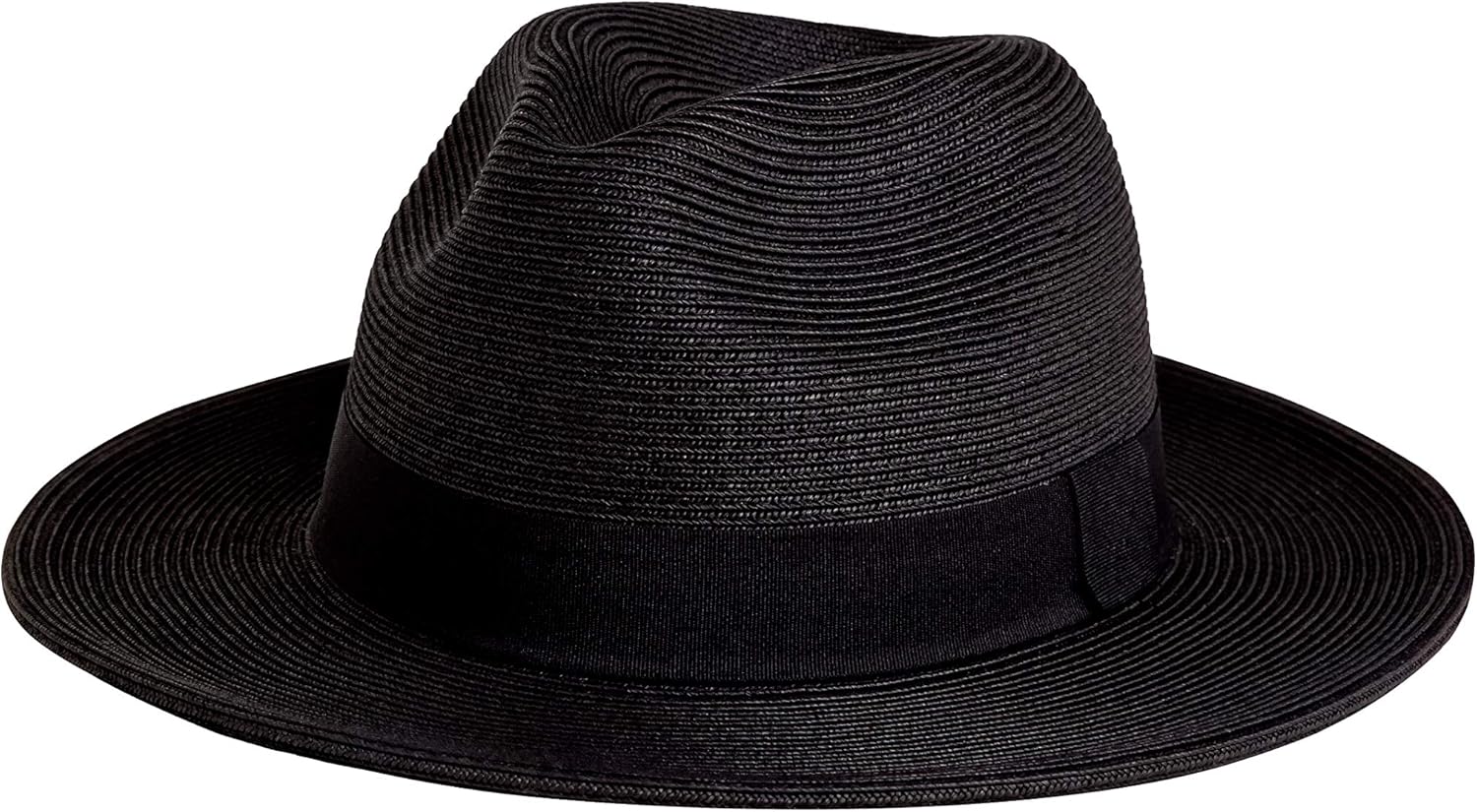Pineapple&Star Sun Straw Fedora Beach Hat UPF50+ for Travel