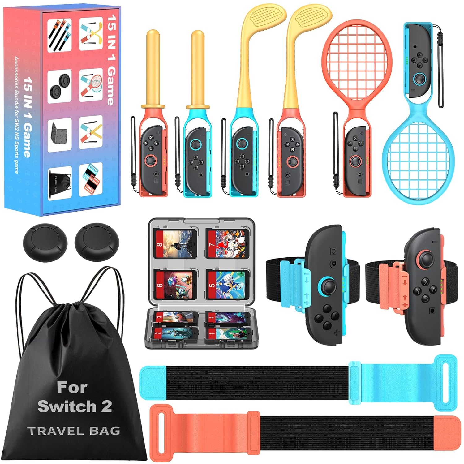 Switch 2 Sports Accessories Bundle for Ultimate Gameplay Fun