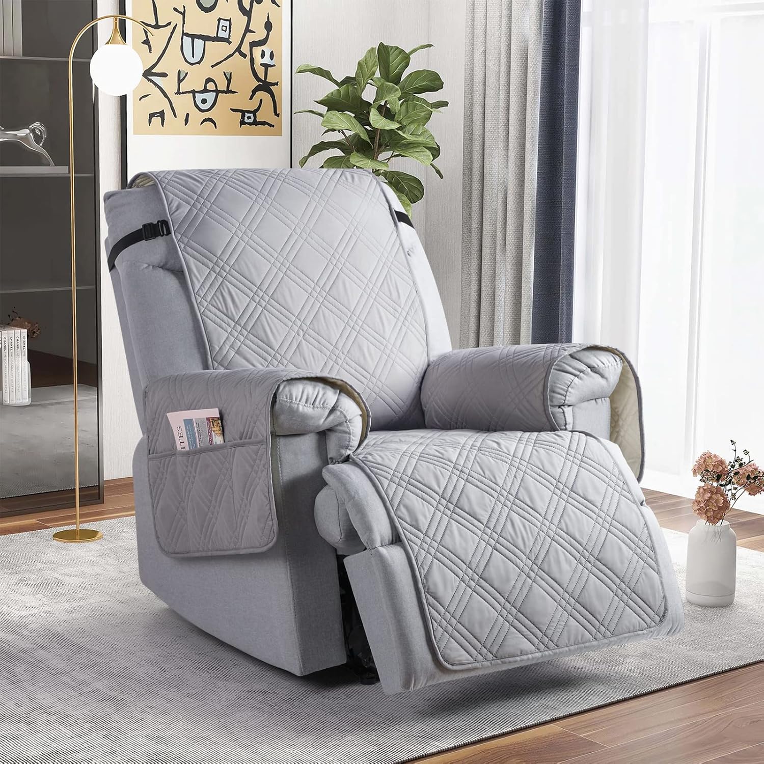 TAOCOCO 100% Waterproof Recliner Chair Cover for Pets