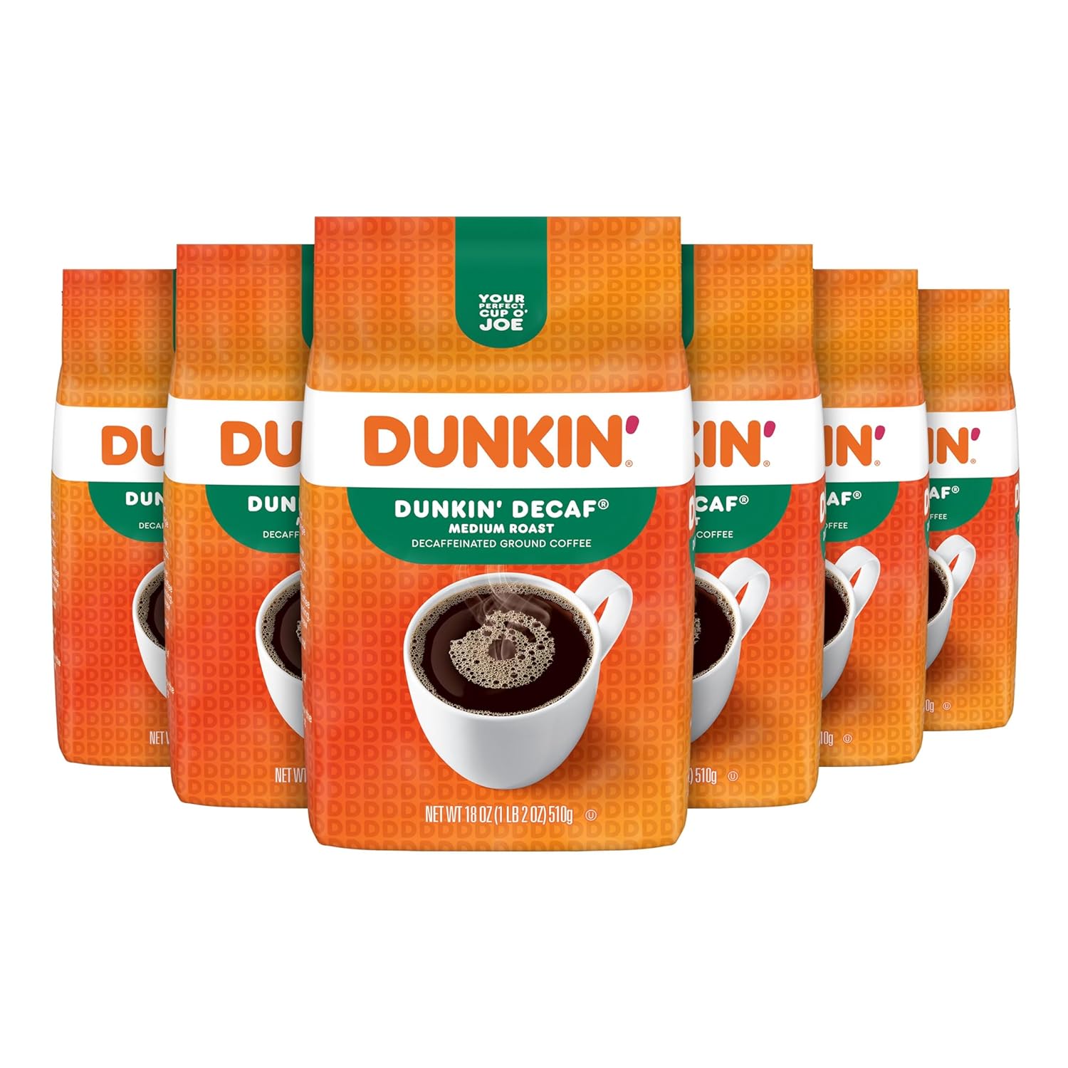 Dunkin Decaf Medium Roast Ground Coffee for Delicious Brews