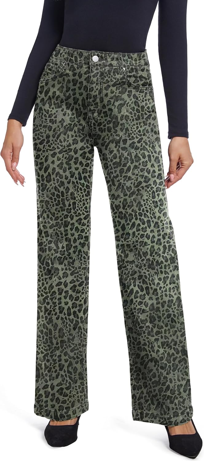 Women's High Waisted Black Pull On Jeans for Casual Style