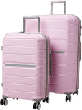 Freeform 2-Piece Luggage Set - Carry-On & Large Checked, Pink Rose