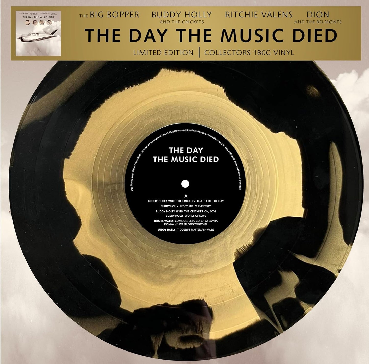 Limited Edition Colored Vinyl of The Day The Music Died Collection