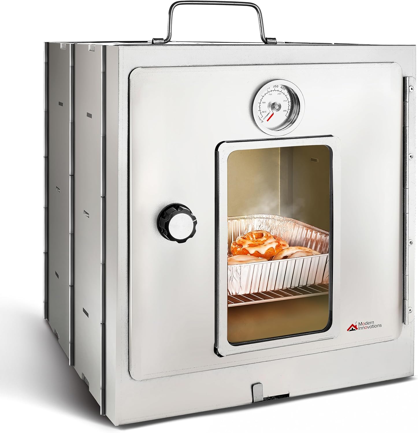 Portable Camping Oven for Baking Breads and Muffins Outdoors