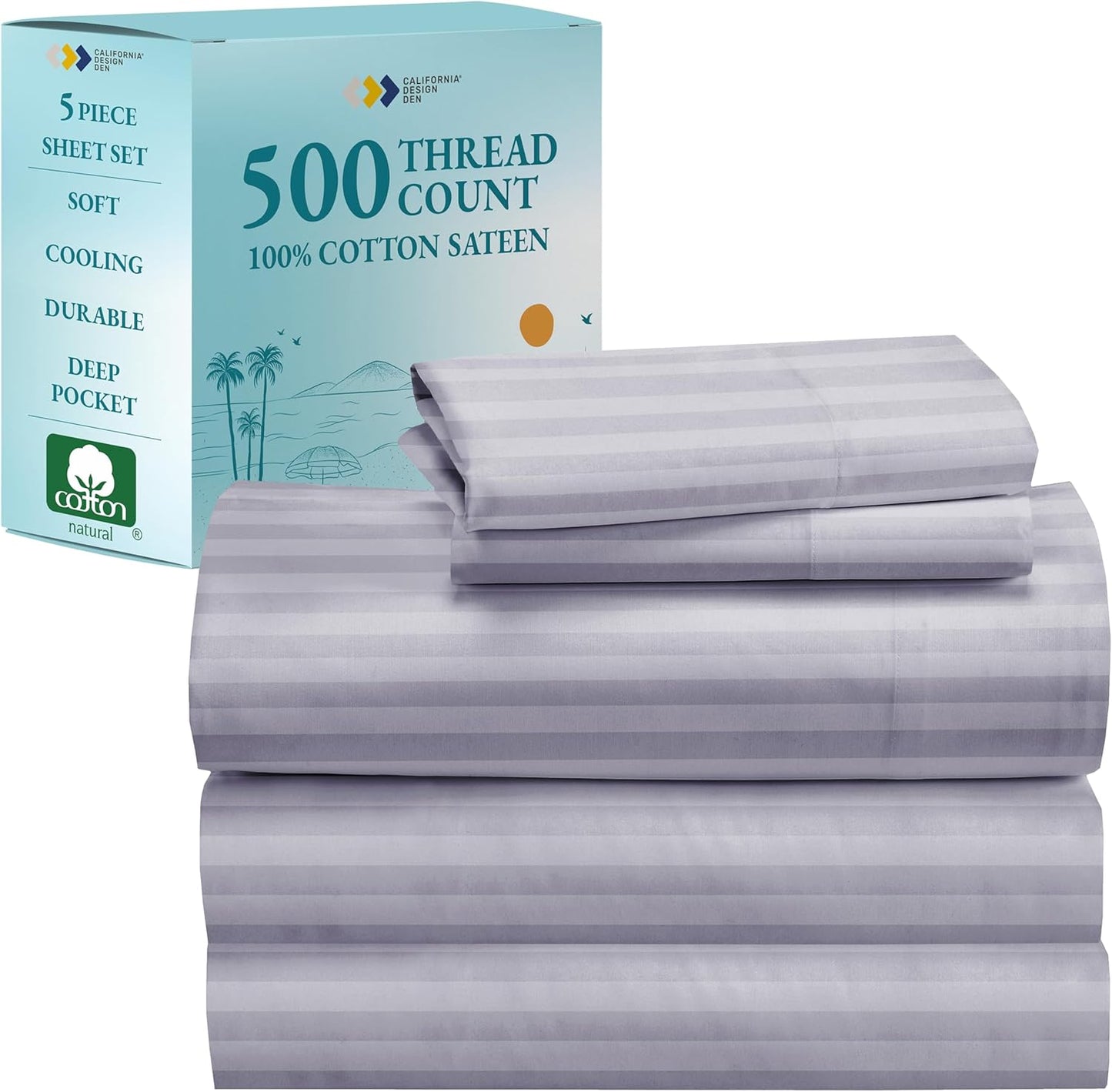 Luxury Split King Adjustable Bedsheets by California Design Den