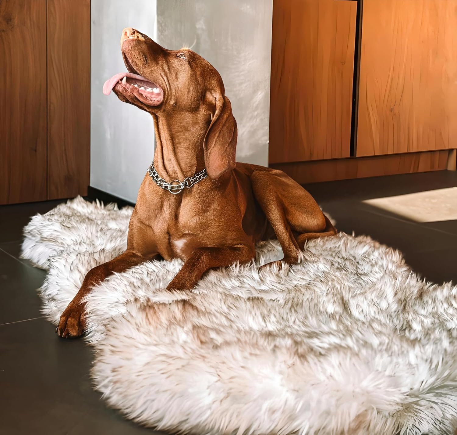 Luxury Faux Fur Orthopedic Dog Bed for Small to XL Pets