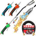 Propane Torch Weed Burner with 13 ft Hose - High Power Heat Tool