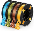 PLA Silk Shiny 4-Color Filament Bundle 1.75 mm - Smooth Shiny Prints