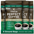 Low Acid Dark Roast Coffee Ground - Smooth Single-Origin Guatemala