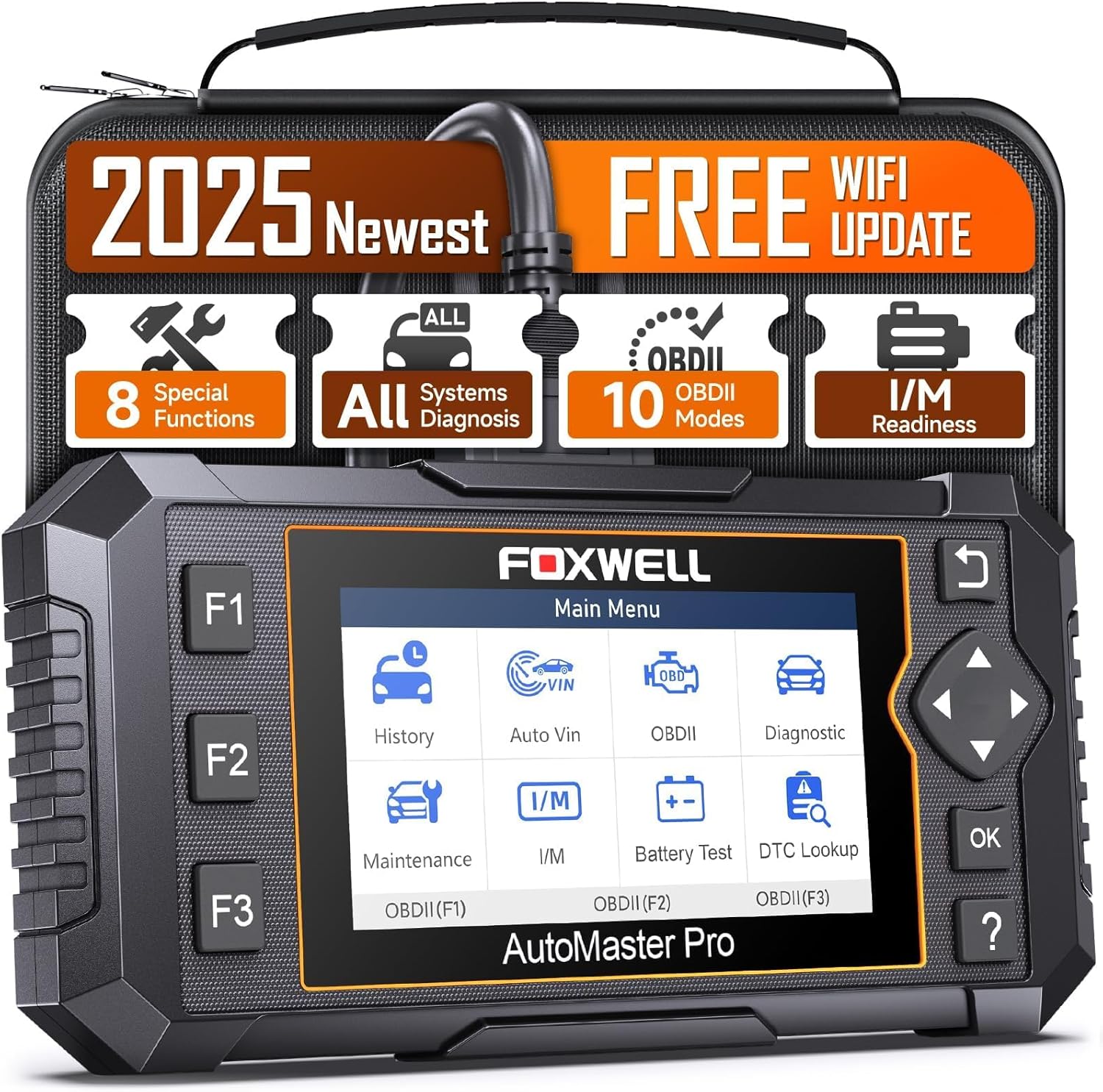 FOXWELL NT624 Elite OBD2 Scanner with Advanced Reset Functions