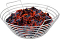 Kick Ash Basket Stainless Steel Charcoal Basket for Large Big Green