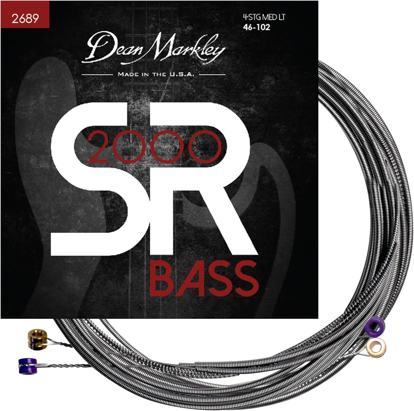 Dean Markley SR2000 Stainless Steel Bass Guitar Strings Set