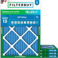 18x20x1 MERV 13 Air Filter for Smoke and Allergy Protection