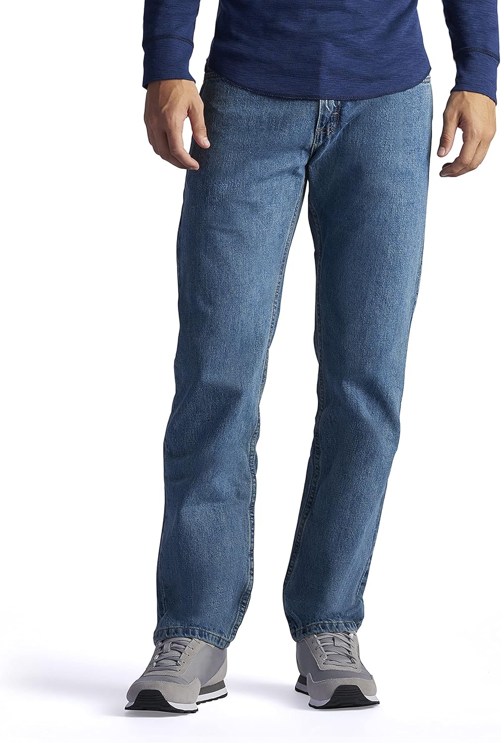 Lee Men's Regular Fit Straight Leg Jean for Everyday Comfort