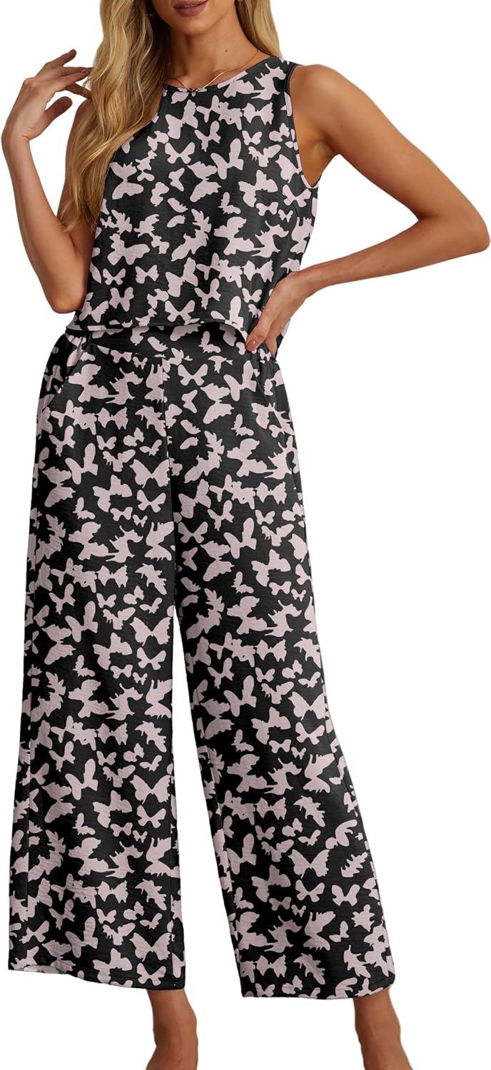 IWOLLENCE Women's Summer 2 Piece Outfit Set for Stylish Comfort