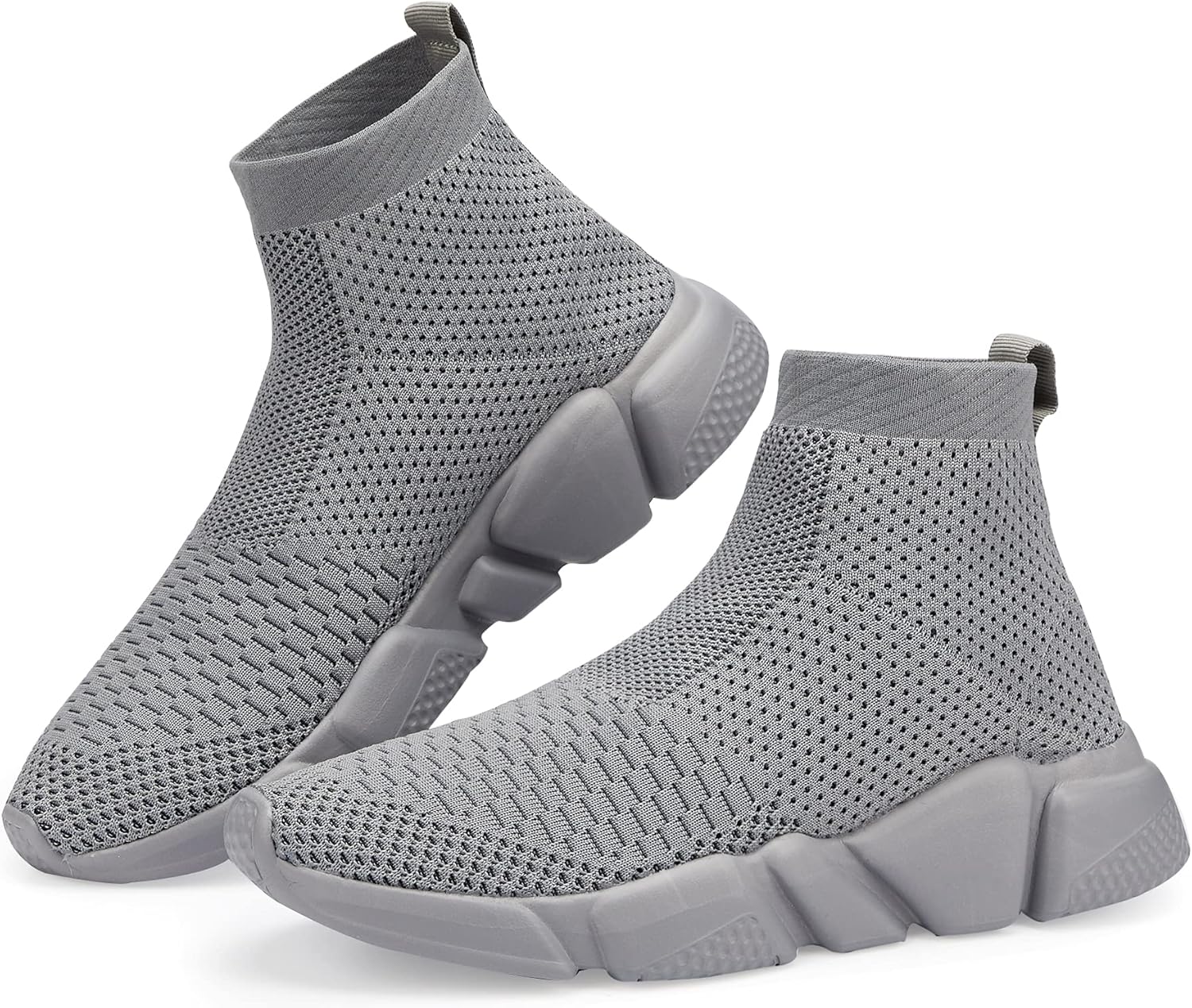 Santiro Walking Shoes for Men - Lightweight High Top Sneakers