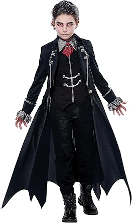 Boy's Gothic Vampire Costume for Spooky Halloween Fun