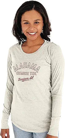 Alabama Crimson Tide Women's Tri-Blend Long Sleeve T-Shirt