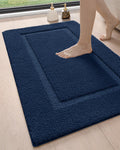 DEXI Bathroom Rugs 43x24 Non Slip Washable Bath Mat Navy