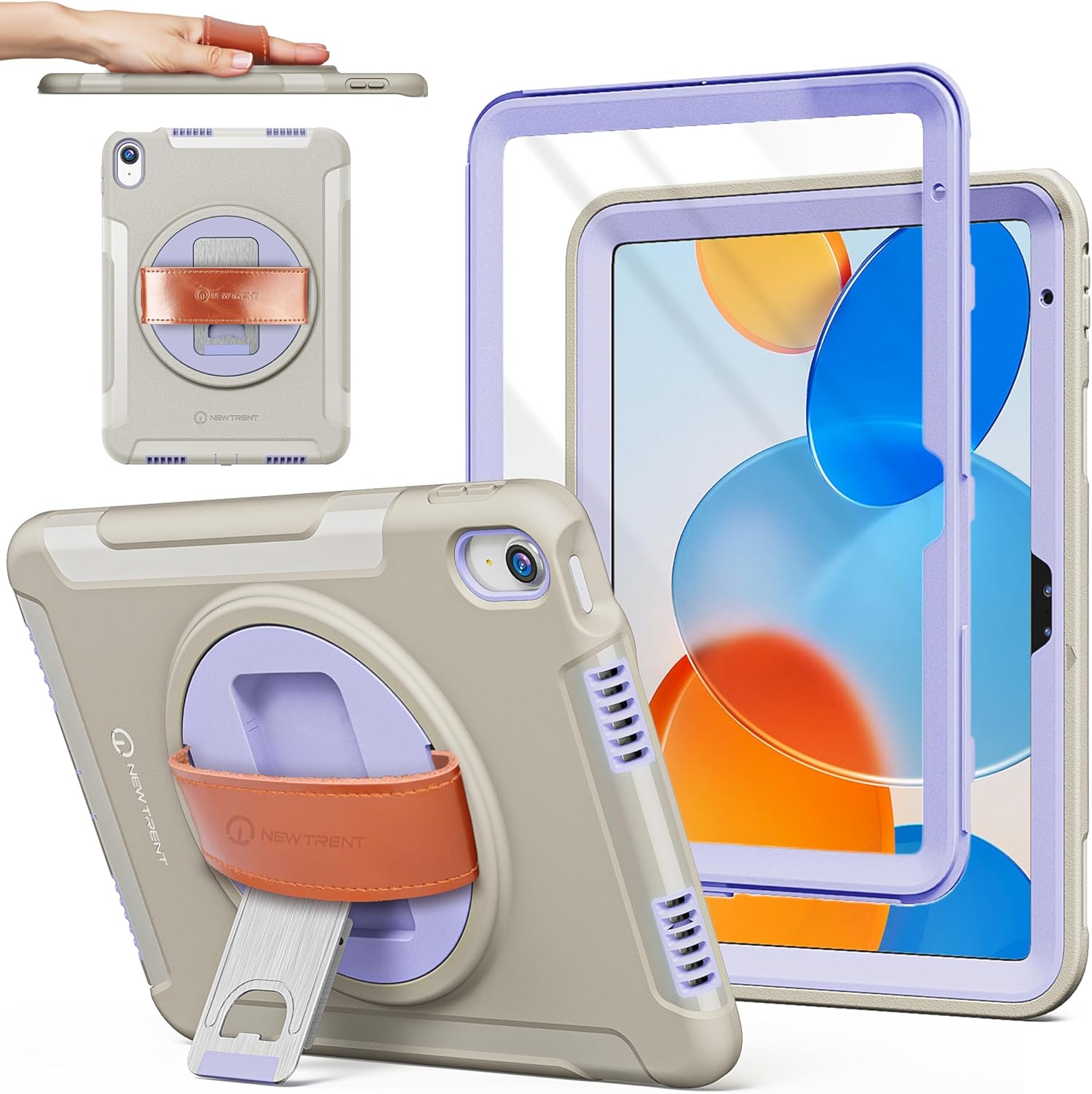 Original Rugged Case for iPad 11 with 360 Rotating Kickstand