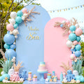 7.2FT 6FT Arch Backdrop Cover Set for Gender Reveal - Double-Sided