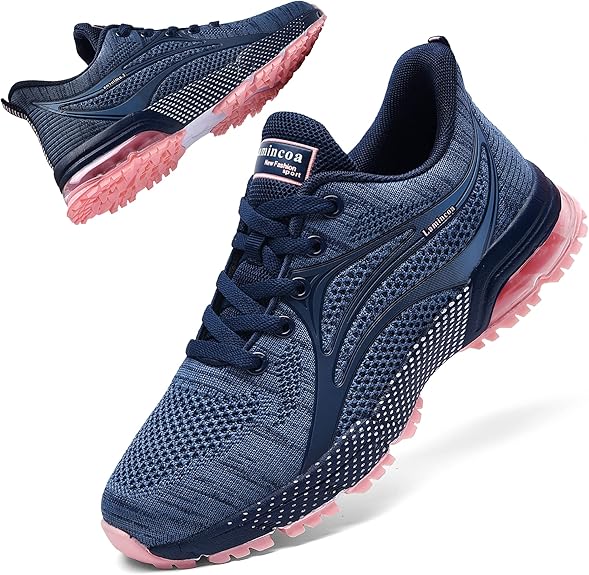 Lamincoa Womens Air Running Shoes - Non Slip Athletic Sneakers