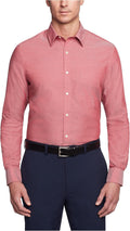 Tommy Hilfiger Men's Regular Fit Non Iron Solid Dress Shirt - Crisp at