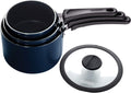 Tramontina Aluminum Non Stick 6-Piece Nesting Sauce Pan Set - Space