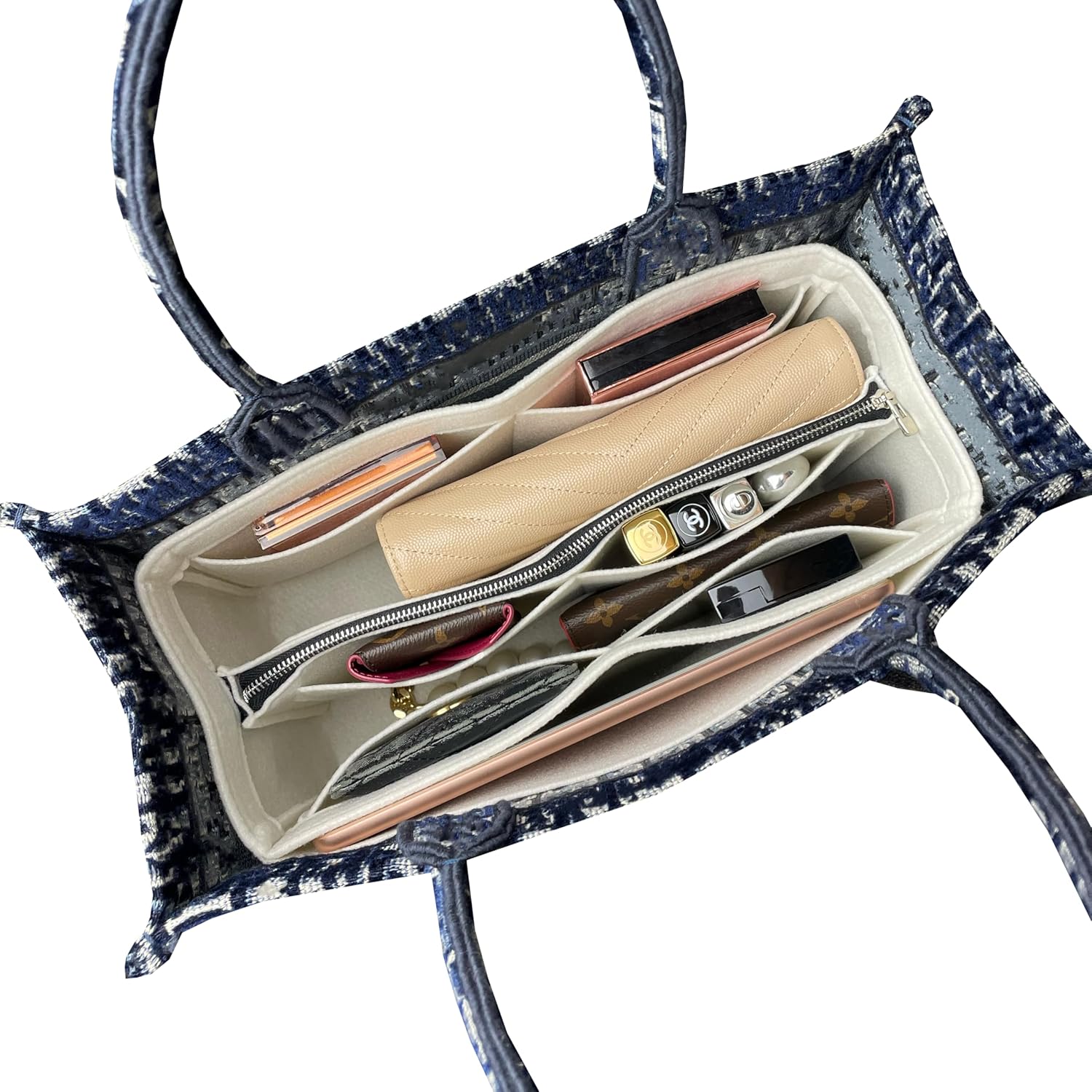 Medium Book Tote Organizer Insert for Perfect Organization