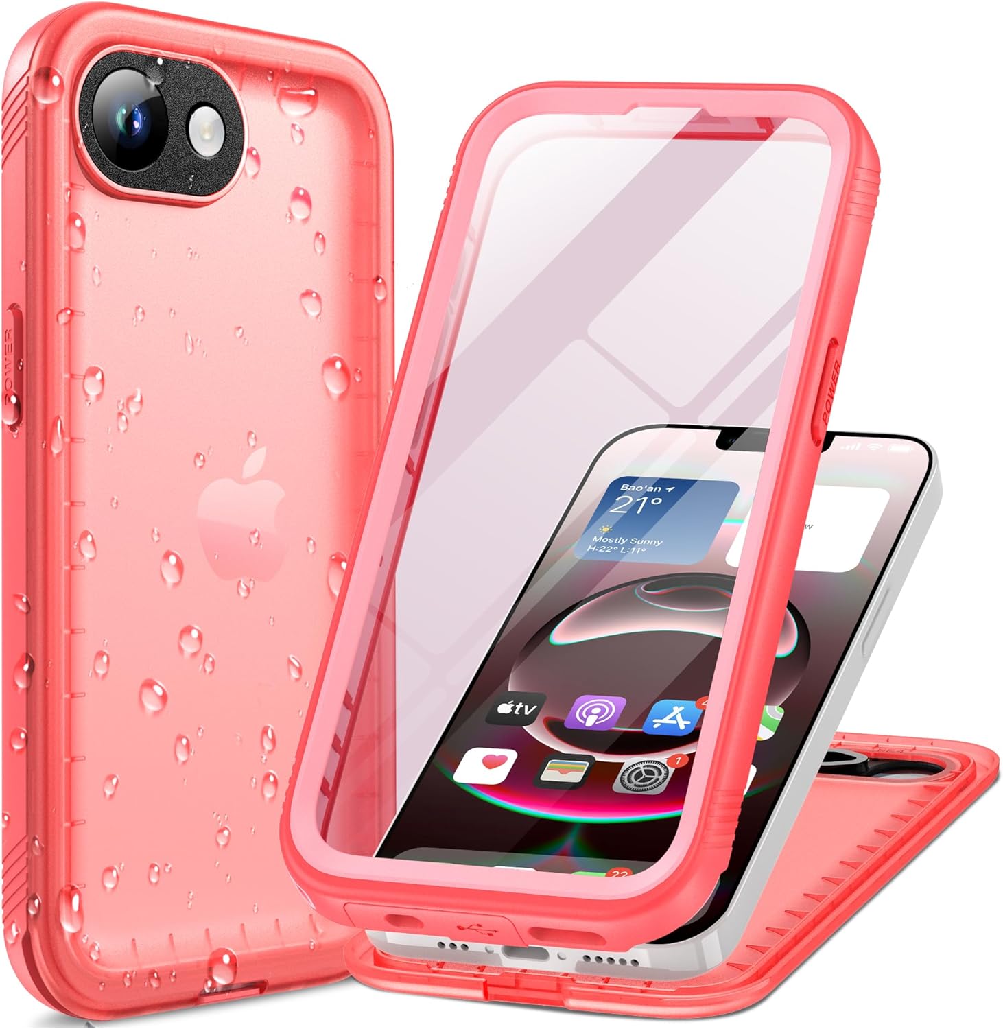 Cozycase Waterproof Case for iPhone 16e - Indestructible Design