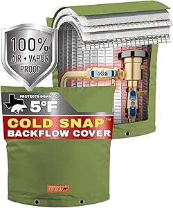 Cold Snap Double Wall Cotton Insulation Cover for Backflow Preventer