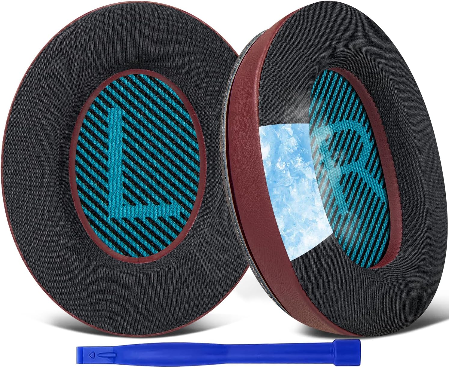 SoloWIT Cooling Gel Earpads for Bose Headphones - Burgundy
