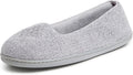 Dearfoams Womens Rebecca Chenille Casual Slippers - Plush Gel Foam
