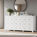9-Drawer Dresser Modern Wooden Storage Chest of Drawers - Ample