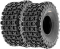 SunF ATV UTV Knobby Sport Tires 20x10-10 Set of 2 - Aggressive